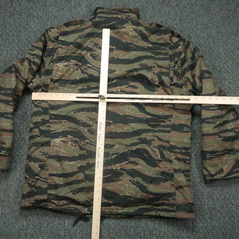 Rothco Jacket Men Large Brown Black Green Tiger Stripe Camo M65 Field Military - Picture 7 of 10